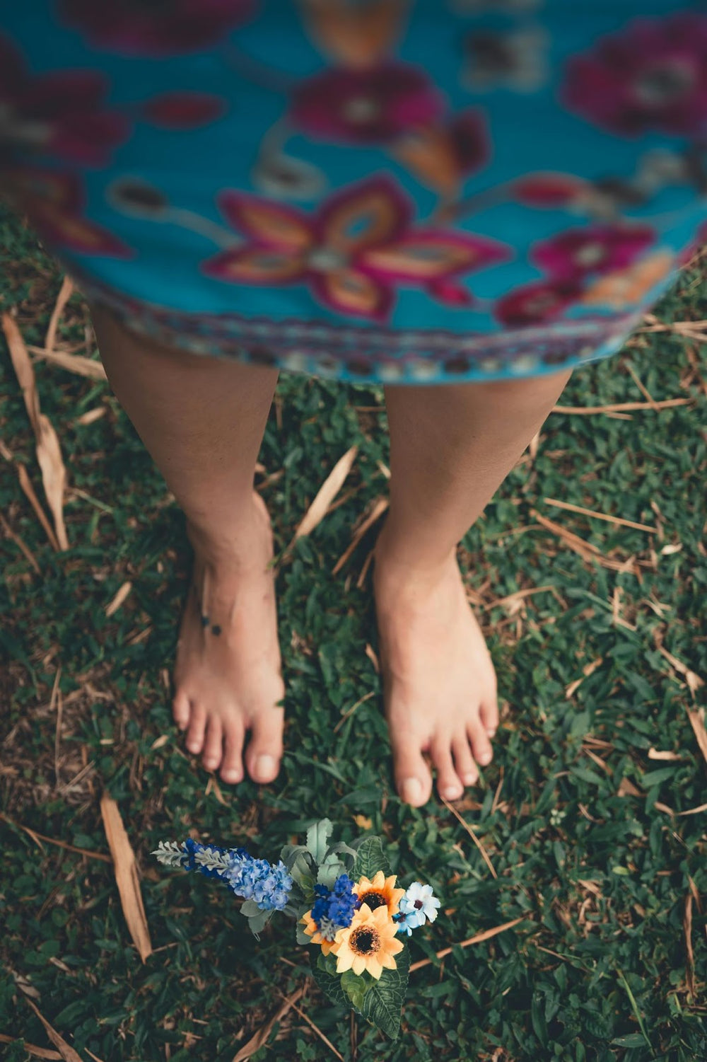 Feet on Grass