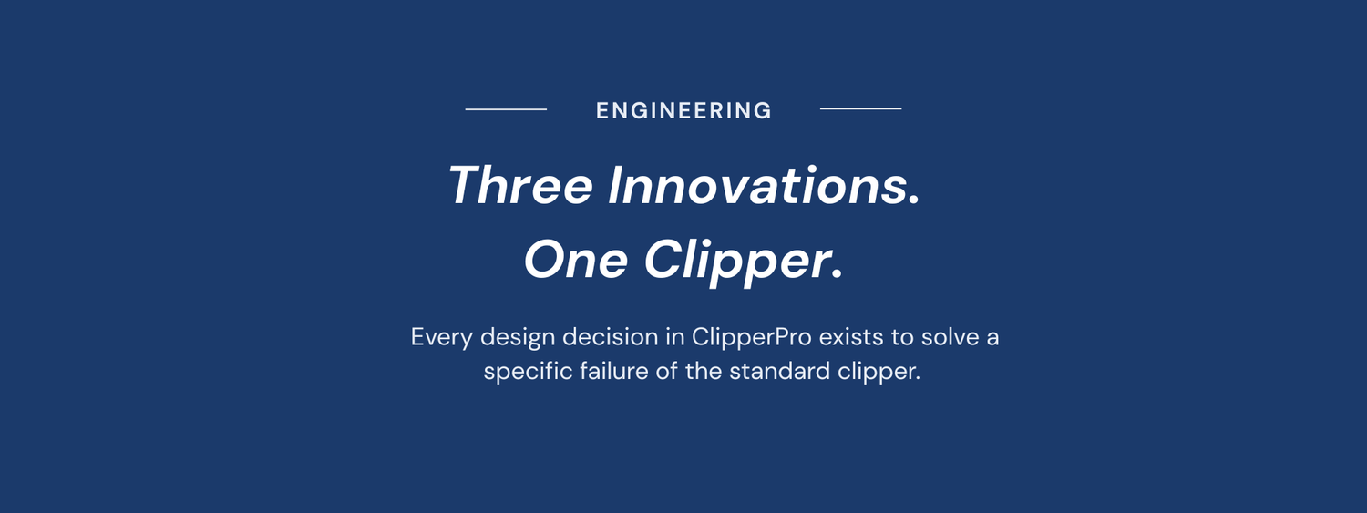 Every design decision in Clipperpro exists to solve a specific failure of the standard clipper
